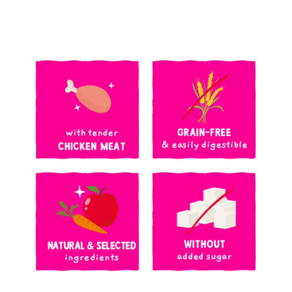 Sanabelle Meat Bites fresh chicken fillet 55g