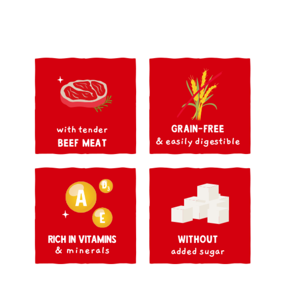 Sanabelle Meat Bites fresh beef 55g