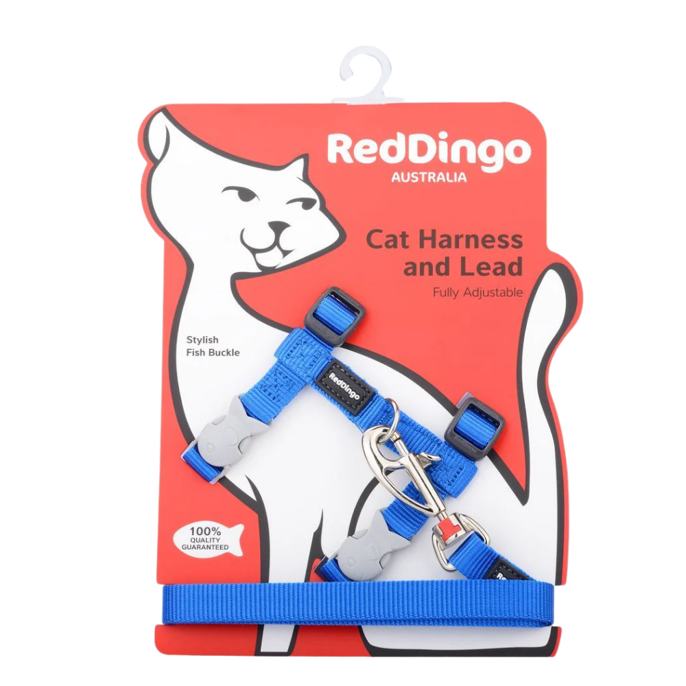 Cat Harness Classic Mid Blue