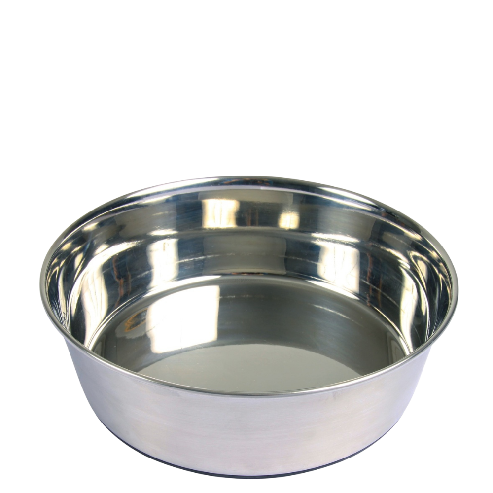 Stálskál með gúmmíbotni 1700ml / 21 cm