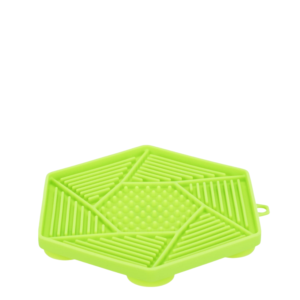 Sleikimotta með sogskálum 17cm gulgræn