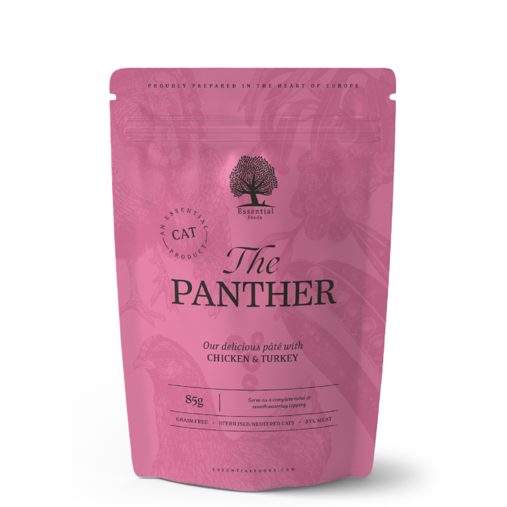 Panther Pate - 12x85g - Blautfóður fyrir gelda ketti