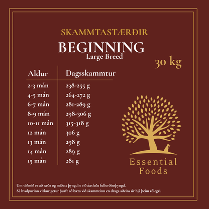 Beginning Large Breed 1kg