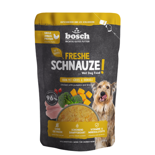 Freshe Schnauze - Chicken with pumpkin & broccoli 250g