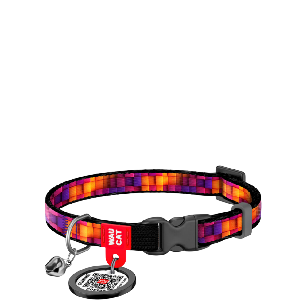 Cat Collar 3D Cubes