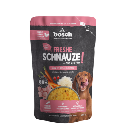 Freshe Schnauze - Chicken with rice & carrots 250g