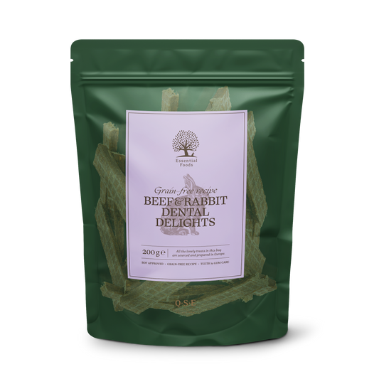 Dental Delights Beef and Rabbit stangir 200g