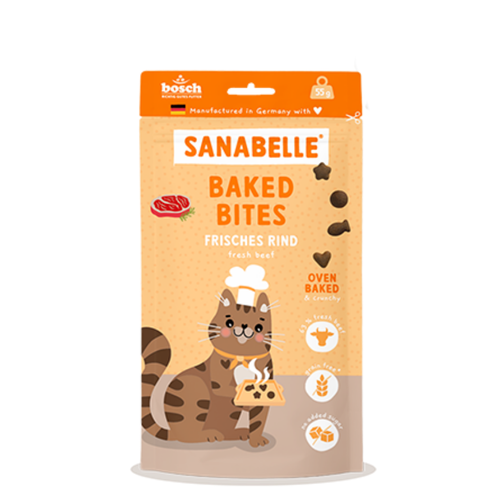 Sanabelle Baked Bites fresh beef 55g