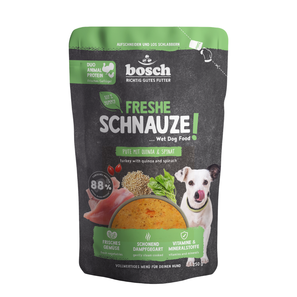 Freshe Schnauze - Turkey with quinoa & spinach 250g