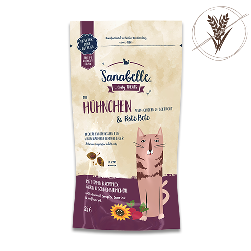 Sanabelle Crispies Chicken & Beetroot 55g