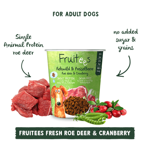 Fruitees Roe Deer & Cranberry 200g