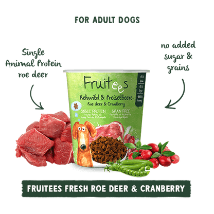Fruitees Roe Deer & Cranberry 200g