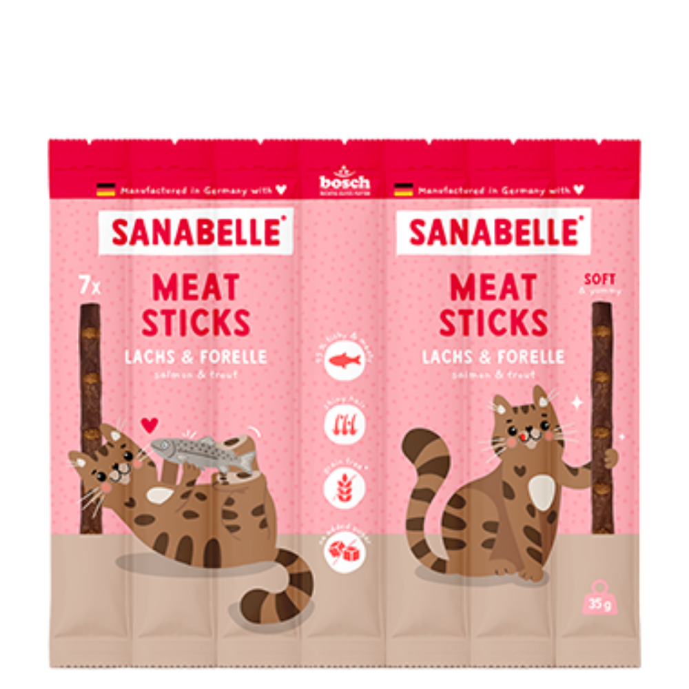 Sanabelle Meat Sticks Salmon & Trout 35g