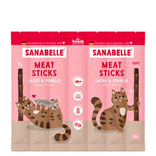 Sanabelle Meat Sticks Salmon & Trout 35g