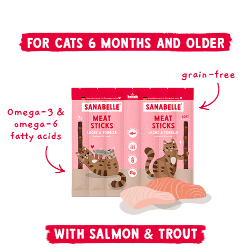Sanabelle Meat Sticks Salmon & Trout 35g