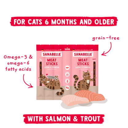 Sanabelle Meat Sticks Salmon & Trout 35g