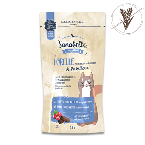 Sanabelle Snack Trout & Cranberry 55g