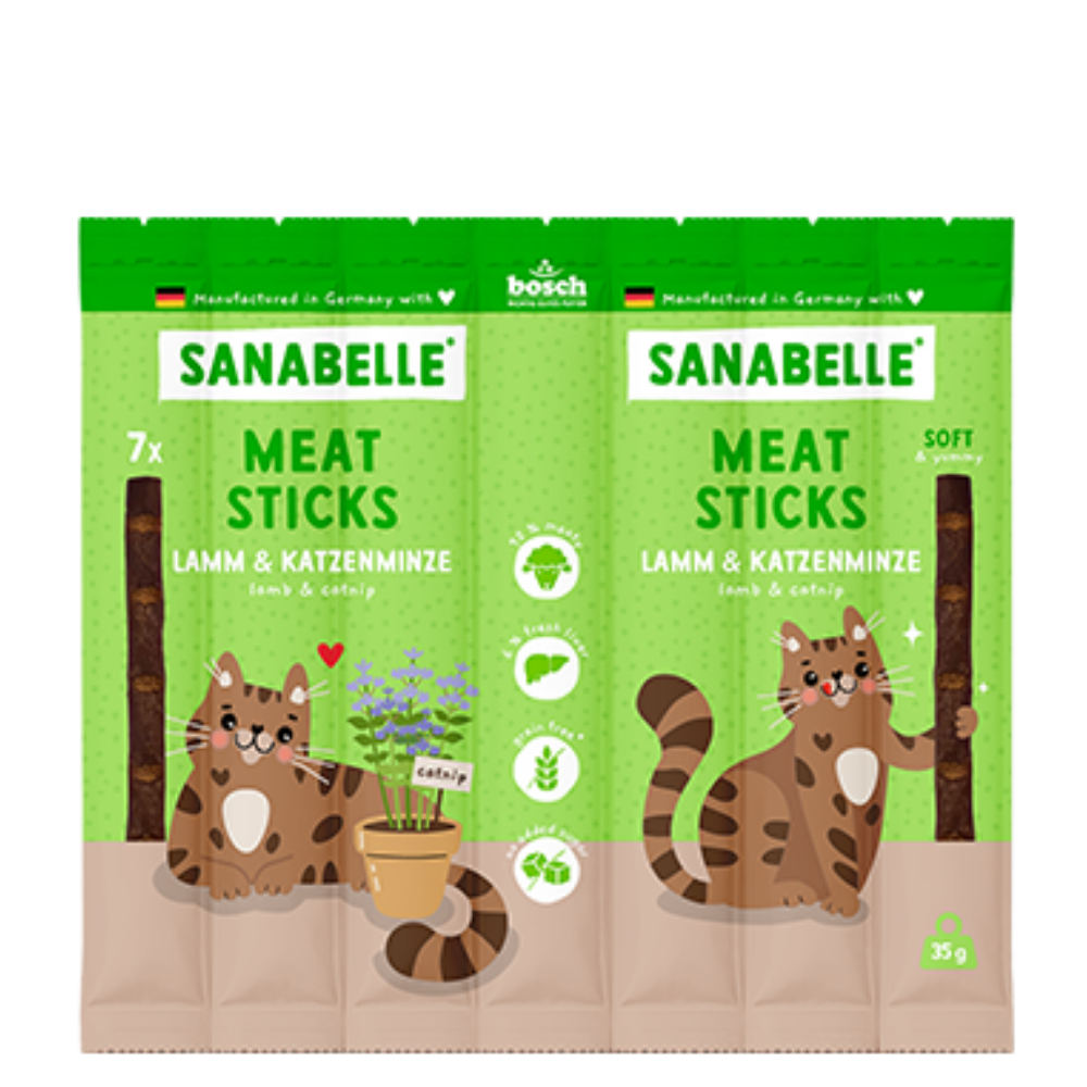 Sanabelle Meat Sticks Lamb & Catnip 35g