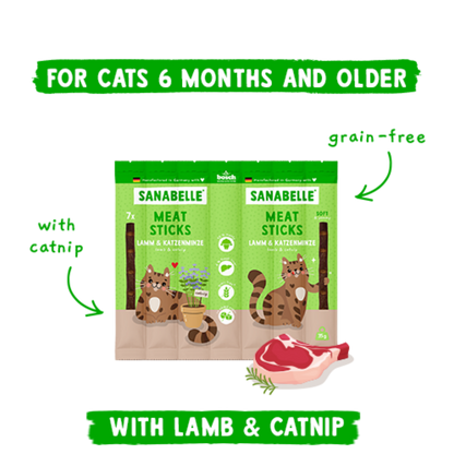 Sanabelle Meat Sticks Lamb & Catnip 35g