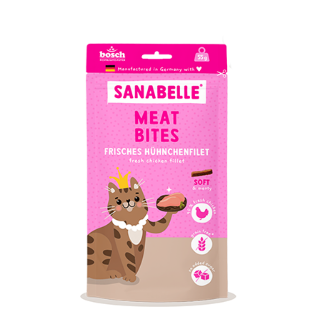 Sanabelle Meat Bites fresh chicken fillet 55g