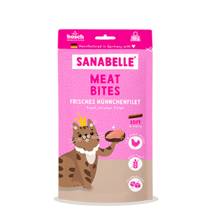Sanabelle Meat Bites fresh chicken fillet 55g