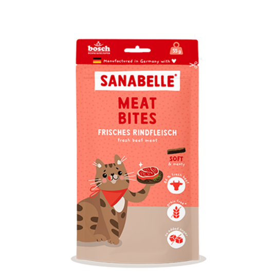 Sanabelle Meat Bites fresh beef 55g