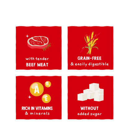 Sanabelle Meat Bites fresh beef 55g