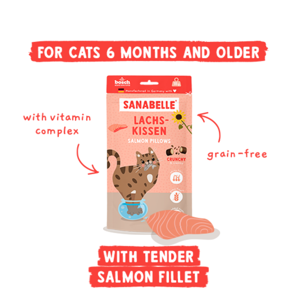 Sanabelle Salmon Pillows 55g