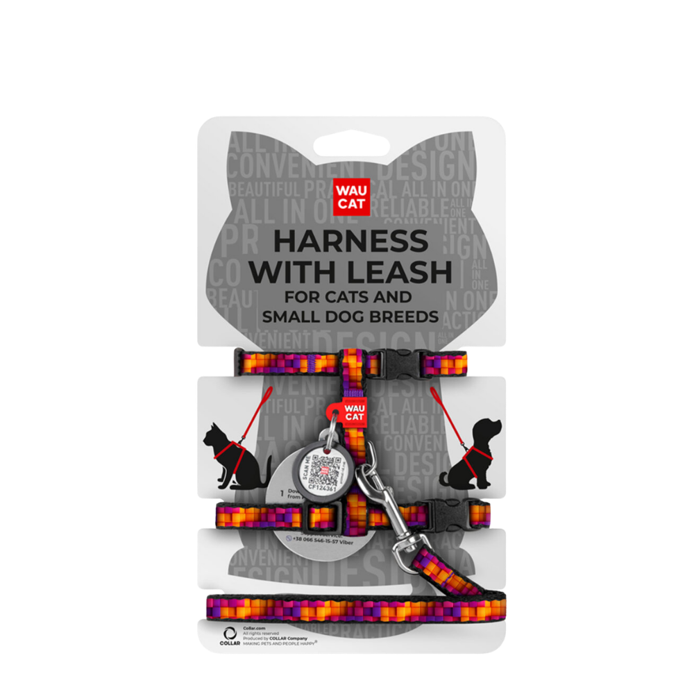 Cat Harness 3D Cubes