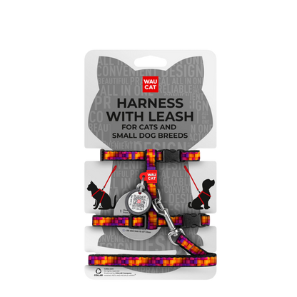 Cat Harness 3D Cubes