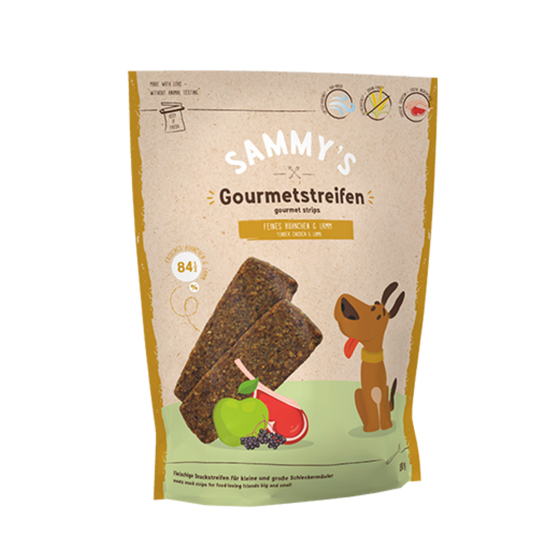 Sammy's Gourmet Stripes with Lamb & Chicken 180g