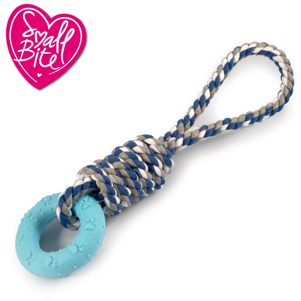 Small Bite Rope & Rings Blue