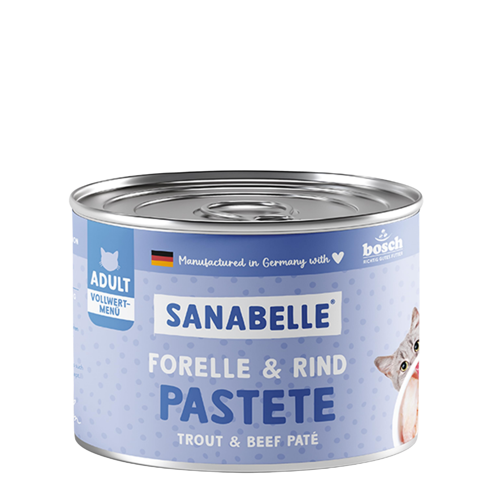 Sanabelle Wet Food with Trout & Beef 195g