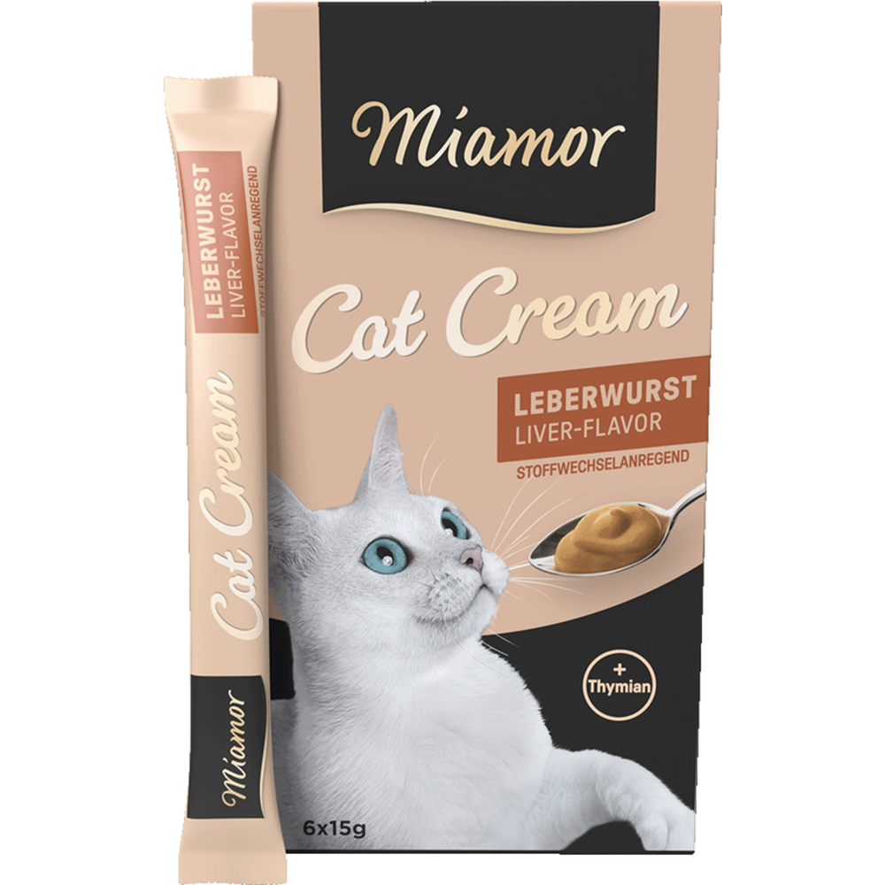 Miamor Snack Liver Paté Cream 6 x 15g