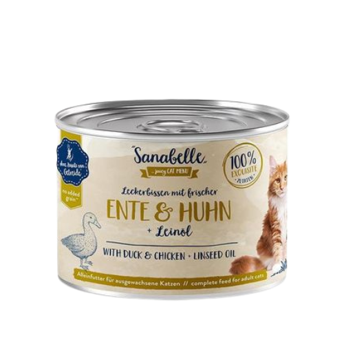 Sanabelle Wet Food with Duck & Chicken 195g