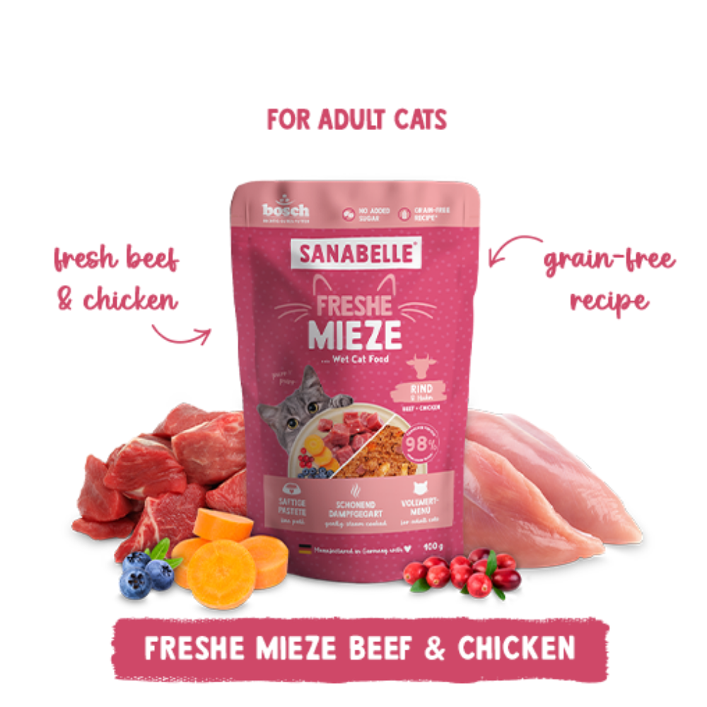 Freshe Mieze - Beef & Chicken 100g