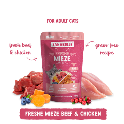 Freshe Mieze - Beef & Chicken 100g