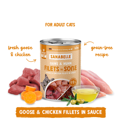 Sanabelle Wet Food with Goose & Chicken 180g