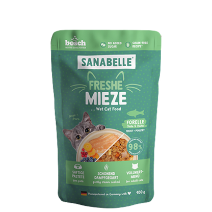 Freshe Mieze - Trout, Turkey & Chicken 100g.