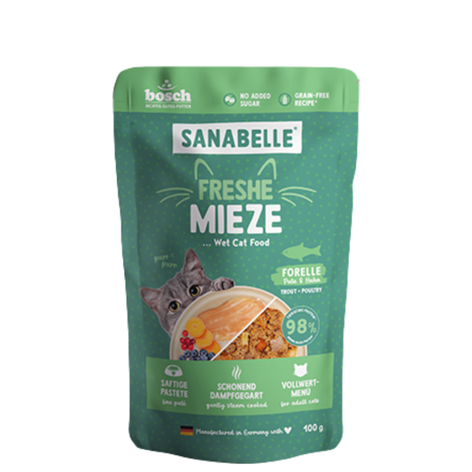 Freshe Mieze - Trout, Turkey & Chicken 100g.