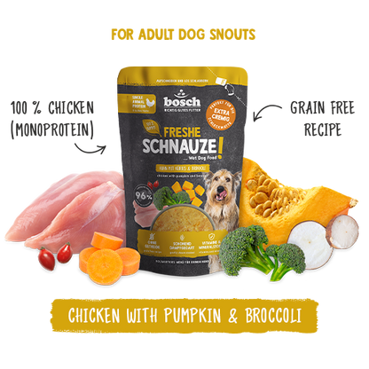 Freshe Schnauze - Chicken with pumpkin & broccoli 250g