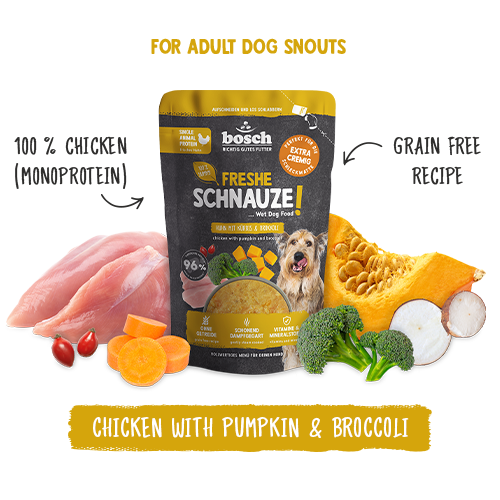 Freshe Schnauze - Chicken with pumpkin & broccoli 250g
