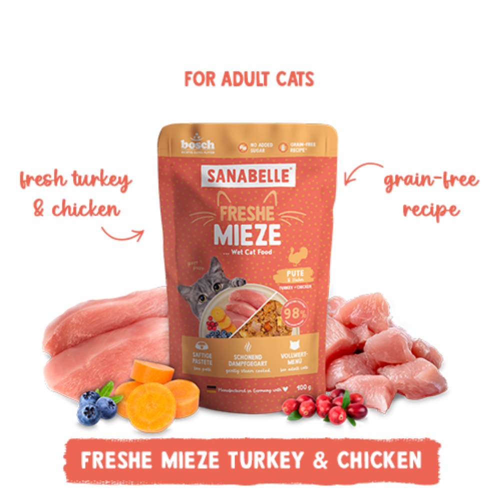 Freshe Mieze - Turkey & Chicken 100g