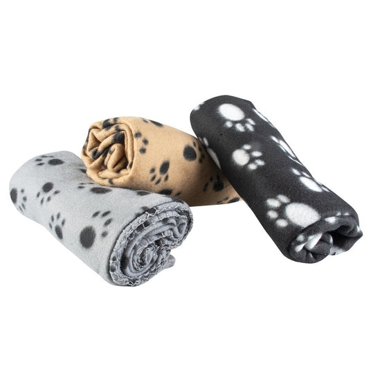 Fleece blanket 100x70x2cm mixed