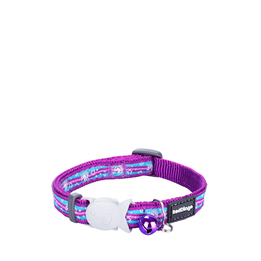 Cat Collar Unicorn Purple