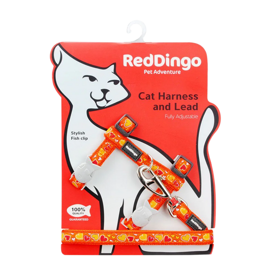 Cat Harness Breezy Love Orange