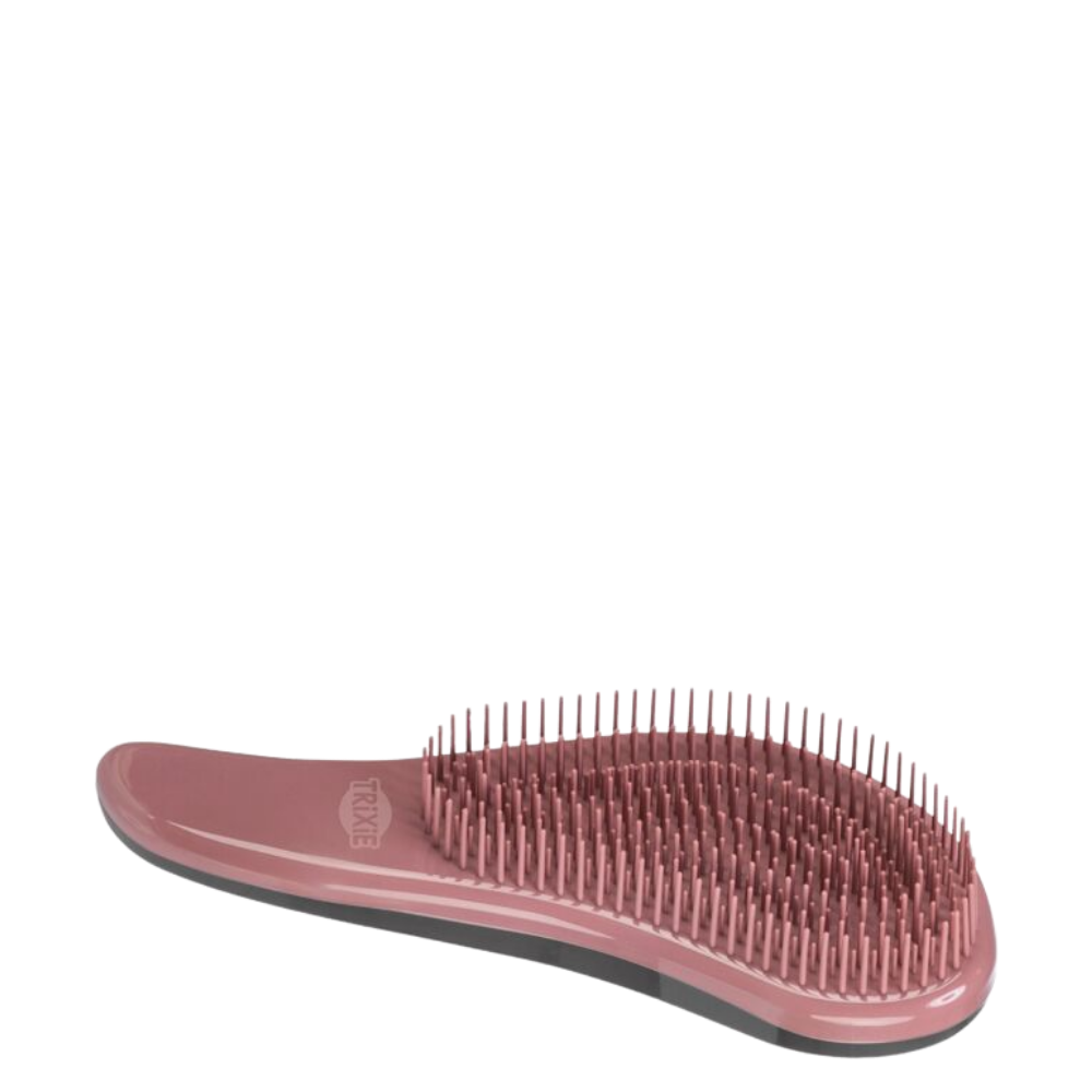 Soft brush plastic 19 cm pink/black