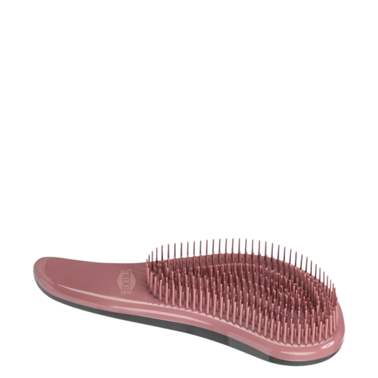 Soft brush plastic 19 cm pink/black