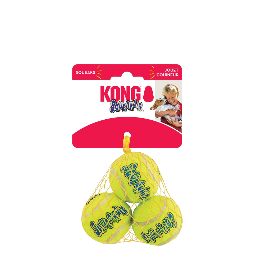 Kong tennisboltar S 5 cm – 3 stk