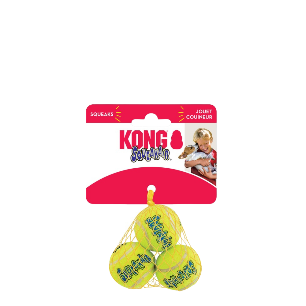 Kong tennisboltar XS 4 cm – 3 stk